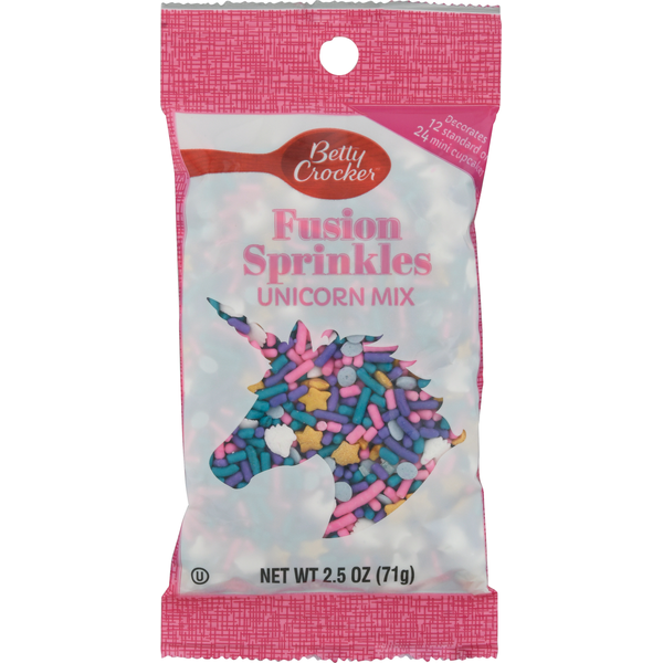 Betty Crocker Fusion Sprinkles, Unicorn Mix hero