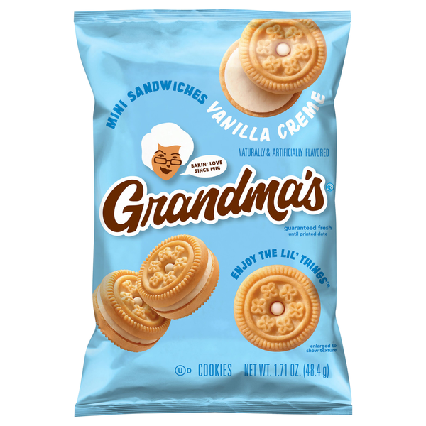 Cookies & Cakes Grandma's Cookies, Vanilla Creme, Mini Sandwiches hero