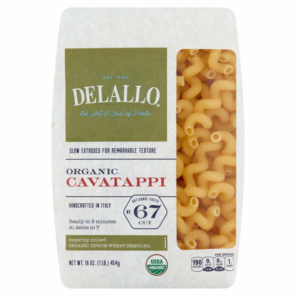 Dry Pasta DeLallo Organic Cavatappi Pasta hero