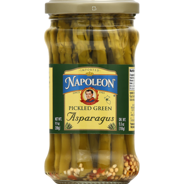 Canned & Jarred Vegetables Napoleon Co. Pickled Green Asparagus hero