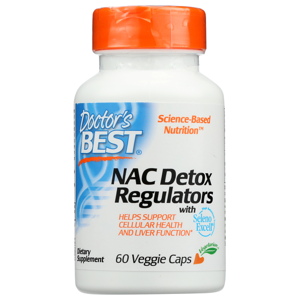 Vitamins & Supplements Doctor’s Best Nac Detox Regulators hero