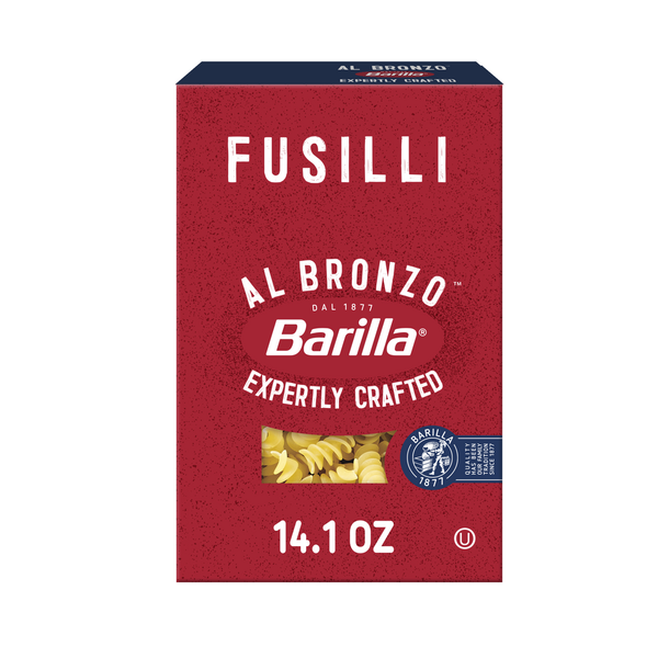 Dry Pasta Barilla Al Bronzo Fusilli Pasta - Bronze Cut Pasta, Non-GMO & Kosher hero