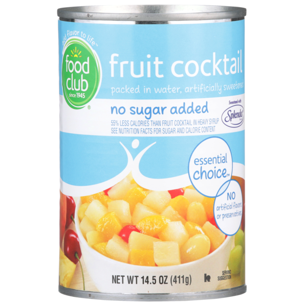 Juice & Nectars Food Club Fruit Cocktail Packed In Water hero