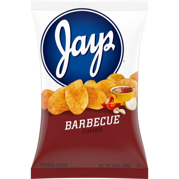 Chips & Pretzels Jays BBQ Flavored Potato Chips hero