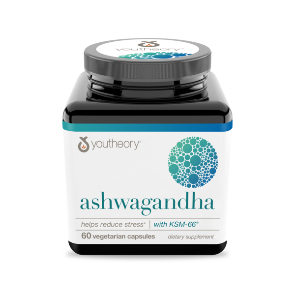 Miscellaneous Supplements youtheory Ashwagandha, Vegetarian Capsules hero