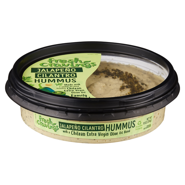 Fresh Cravings Hummus, Jalapeno Cilantro hero