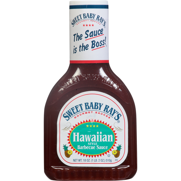 Condiments Sweet Baby Ray's Barbecue Sauce, Hawaiian Style hero