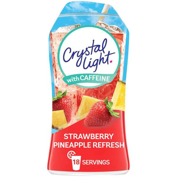 Cocoa & Drink Mixes Crystal Light Strawberry Pineapple Refresh Liquid Drink Mix hero