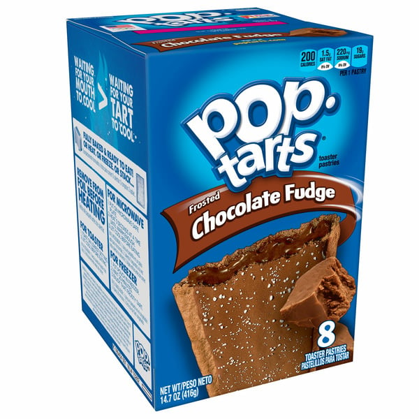 Breakfast Bars & Pastries Pop-Tarts Toaster Pastries, Breakfast Foods, Frosted Chocolate Fudge hero