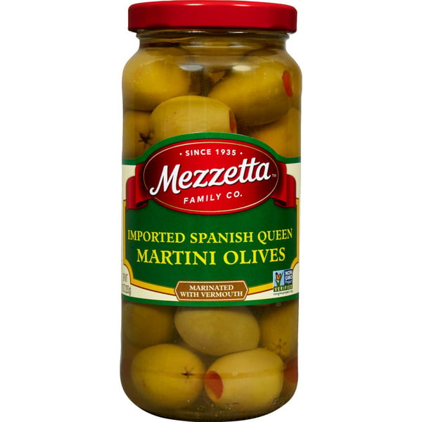 Pickled Goods & Olives Mezzetta Imported Spanish Queen Martini Olives hero