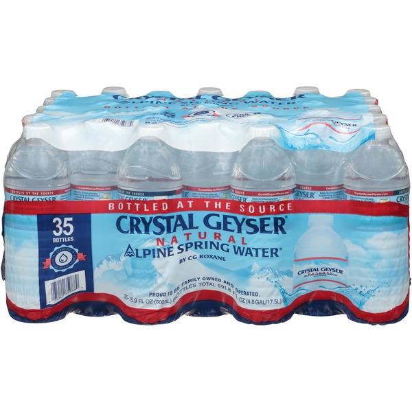 Water, Seltzer & Sparkling Water Crystal Geyser Natural Alpine Spring Water hero