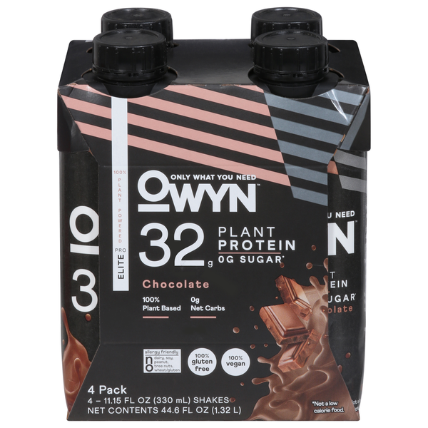 OWYN Shakes, Plant Protein, Chocolate hero