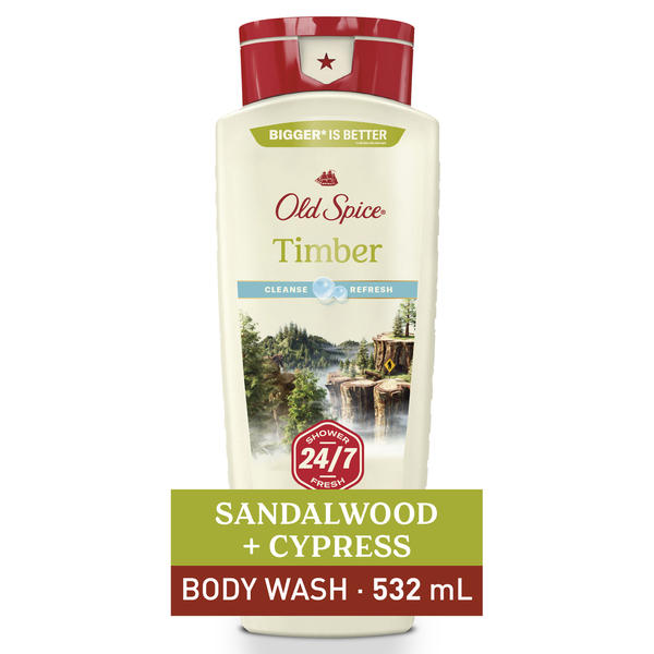 Beauty Old Spice Men's Body Wash for Men, Timber hero