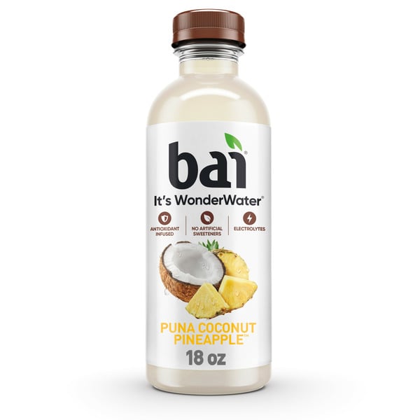 Juice & Nectars Bai Cocofusions Puna Coconut Pineapple, Antioxidant Infused Beverage hero