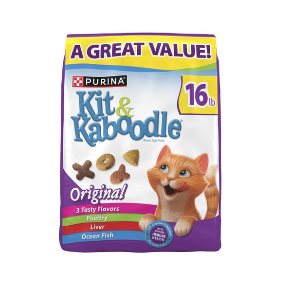 Cat Food & Care Purina Kit & Kaboodle Kit and Kaboodle Dry Cat Food Original Poultry, Liver and Ocean Fish Flavors hero