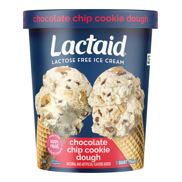 Ice Cream & Ice Lactaid Chocolate Chip Cookie Dough Ice Cream hero