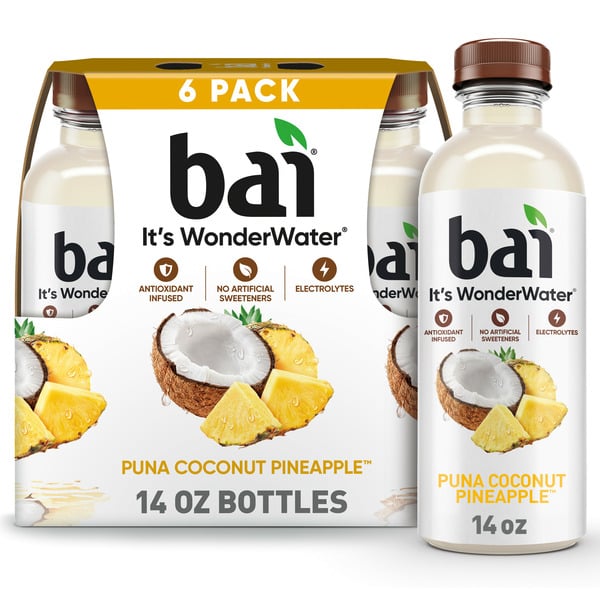 Juice & Nectars Bai Cocofusions Puna Coconut Pineapple, Antioxidant Infused Beverage hero