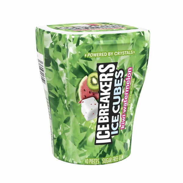 Mint & Gum Ice Breakers Kiwi Watermelon Sugar Free Chewing Gum hero