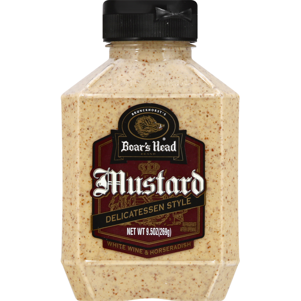 Condiments Boar's Head Delicatessen Style Mustard hero