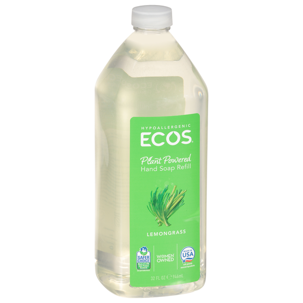 Hand Care Ecos Hand Soap, Refill, Lemongrass hero