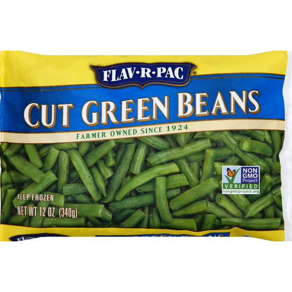 Frozen Produce Flav R Pac Green Beans, Cut hero