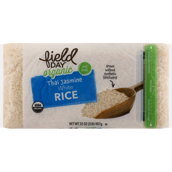 Grains, Rice & Dried Goods FIELD DAY Rice, Organic, White, Long Grain, Thai Jasmine hero