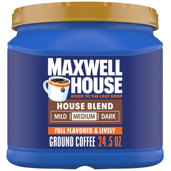 Coffee Maxwell House House Blend Medium Roast Ground Coffee hero