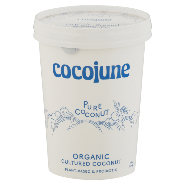 Yogurt cocojune Cultured Coconut, Organic, Pure Coconut hero