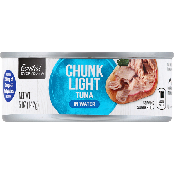 Canned Meat & Seafood Essential Everyday Tuna, in Water, Chunk Light hero