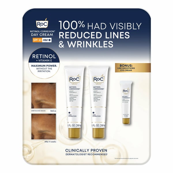 Beauty RoC Retinol Correxion Day Or Night Cream And Vc Serum 1.3 oz / 2 pack hero