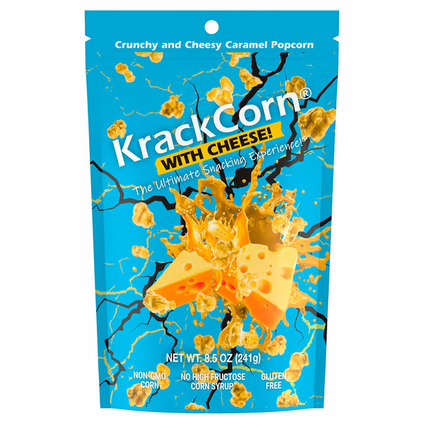 Krackcorn Crunchy And Cheesy Caramel Popcorn hero