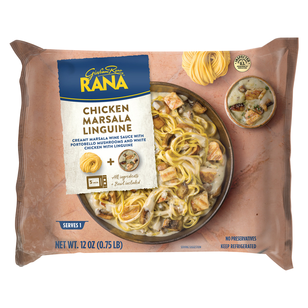 Frozen Meals Rana Linguine, Chicken Marsala hero