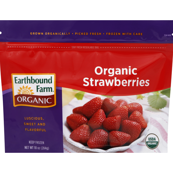 Frozen Fruits Earthbound Farm Organic Strawberries hero