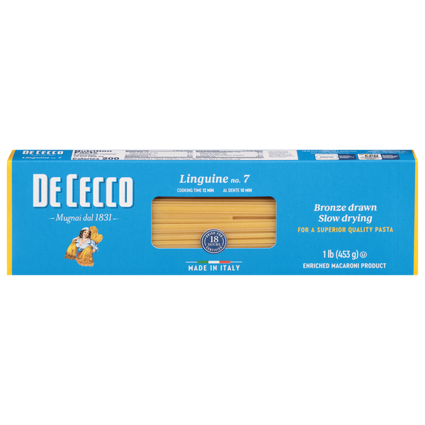 Dry Pasta De Cecco Linguine No. 7 hero