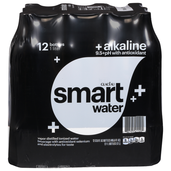 Water, Seltzer & Sparkling Water smartwater Alkaline Water, 9.5+ pH hero