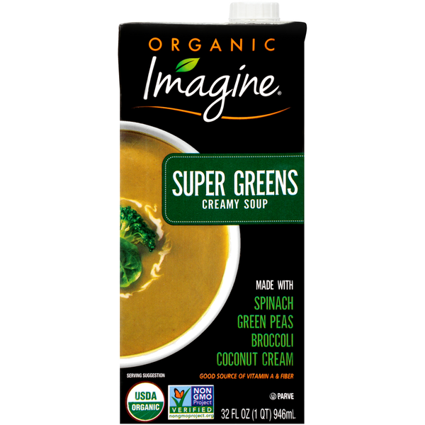 Soup, Broth & Bouillon Imagine Organic Super Greens Creamy Soup hero