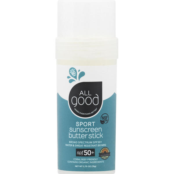 Beauty All Good Sunscreen Butter Stick, Sport, SPF 50+ hero