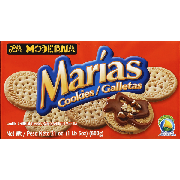 Latino Foods La Moderna Cookies, Marias, Vanilla hero