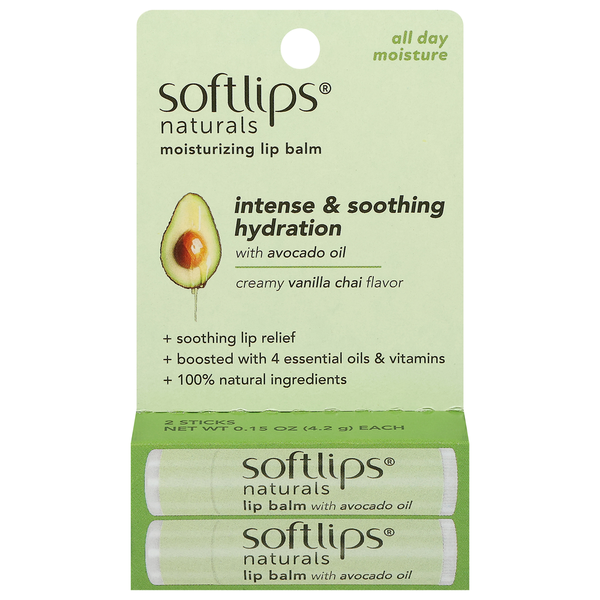 Softlips Lip Balm, Intense & Soothing Hydration, Moisturizing hero