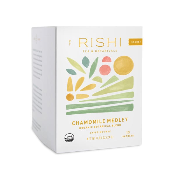 Tea Rishi Tea & Botanicals Chamomile Medley, Tea Sachets hero