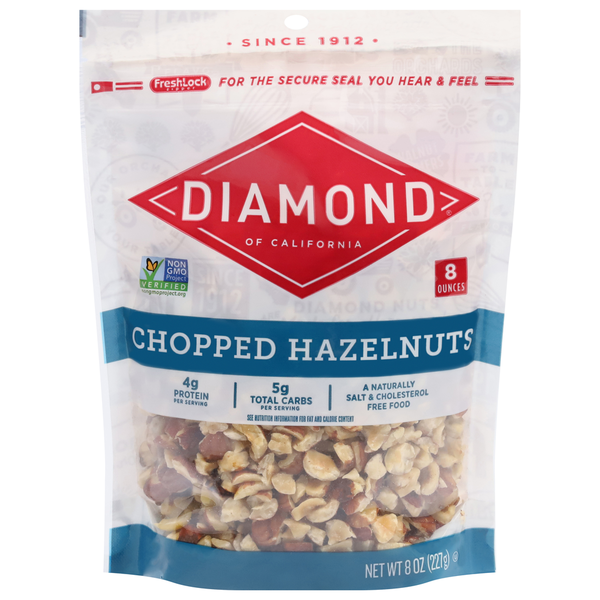 Nuts, Seeds & Dried Fruit Diamond Hazelnuts, Chopped hero