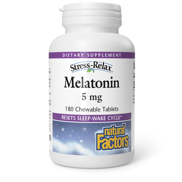 Stress & Sleep Aids Natural Factors Melatonin hero