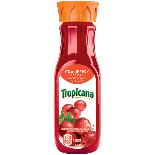 Refrigerated Tropicana Cranberry Cocktail Juice Drink hero