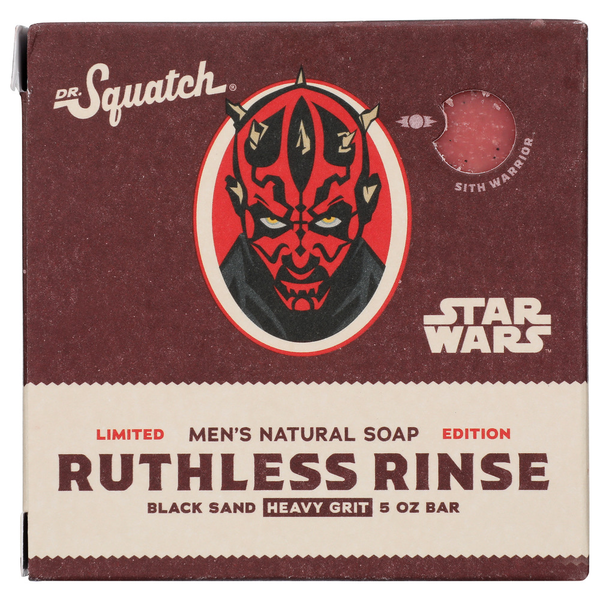 Dr. Squatch Star Wars Ruthless Rinse Bar Soap hero