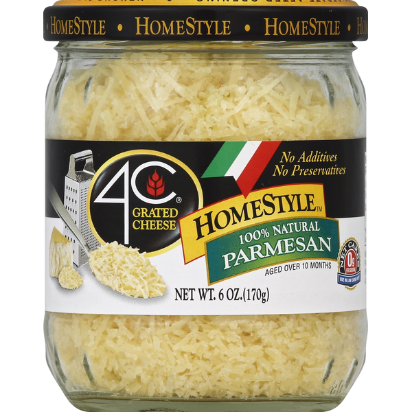 Packaged Cheese 4C Foods Cheese, Grated, Parmesan hero