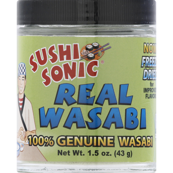 Asian Foods Sushi Sonic Real Wasabi hero