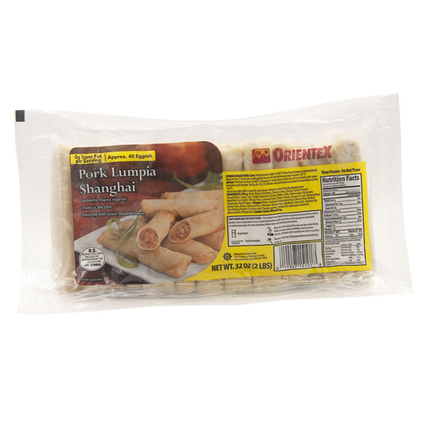 Frozen Appetizers & Sides ORIENTEX Pork Lumpia hero