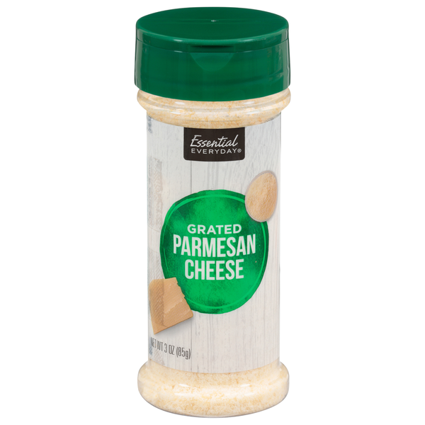 Other Creams & Cheeses Essential Everyday Cheese, Parmesan, Grated hero