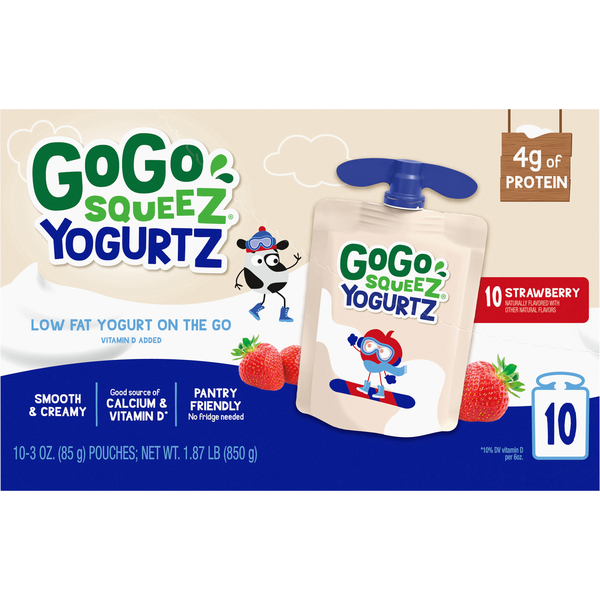 Canned Fruit & Applesauce GoGo Squeez Yogurtz Straw hero