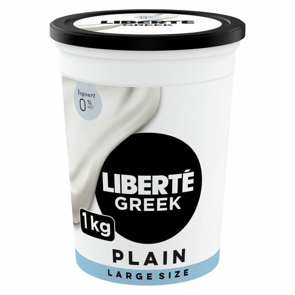 Yogurt Liberté Greek 0% Yogurt, Plain, High Protein hero